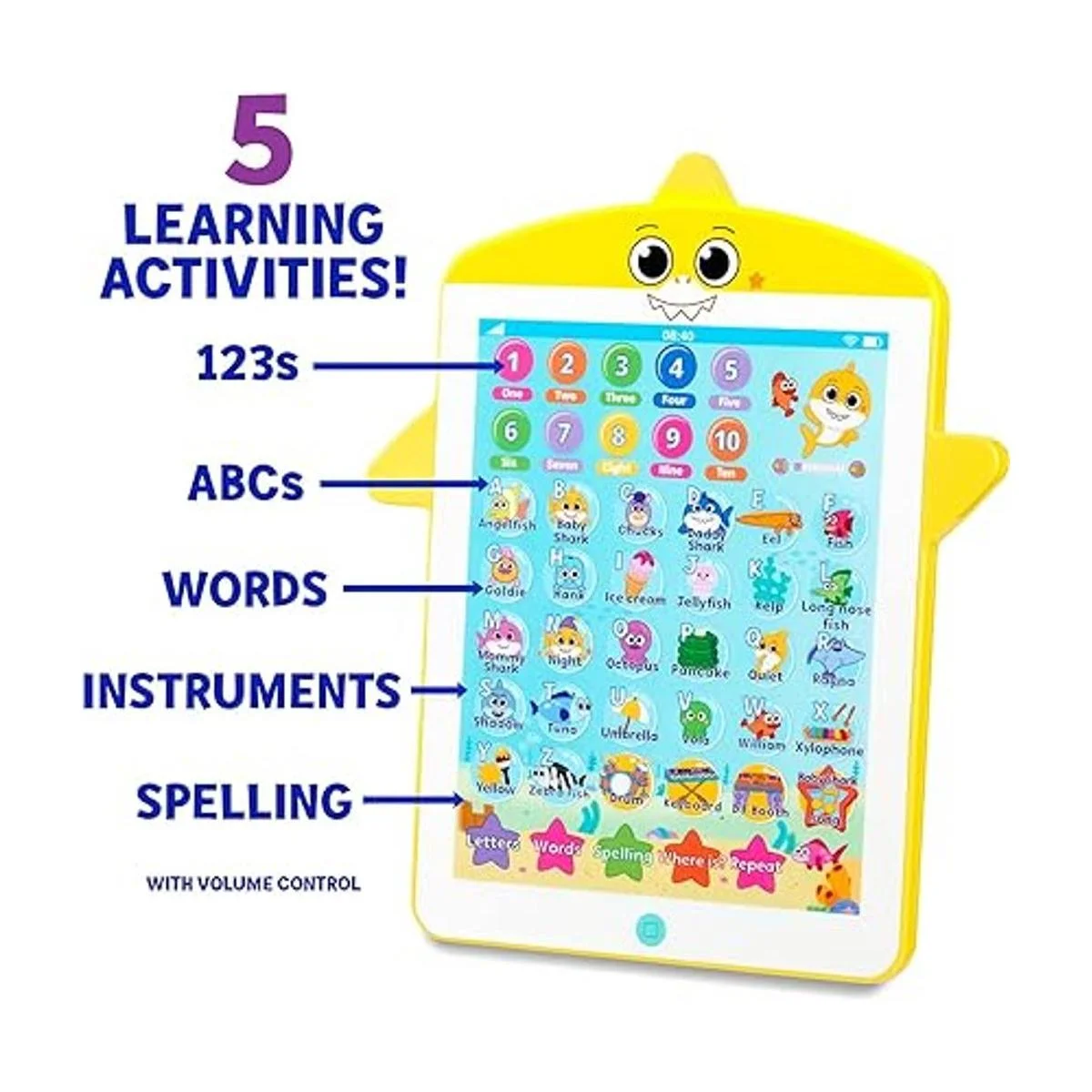 WowWee Baby Sharks Big Show Tablet para niños Juguetes_3