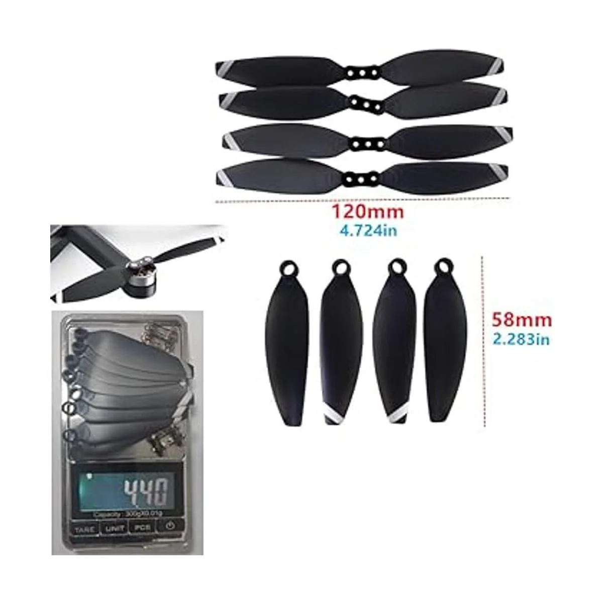 sea jump 24 piezas de hélice para HS175D X650 X500pro_2