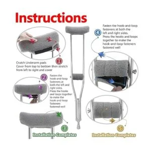 Muleta almohadilla muleta axila almohadillas muleta mano_6