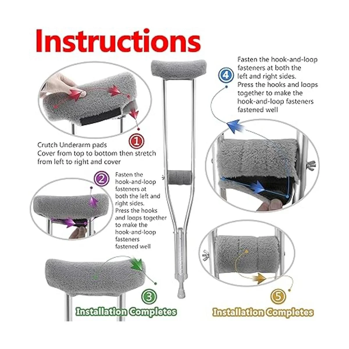 Muleta almohadilla muleta axila almohadillas muleta mano_6