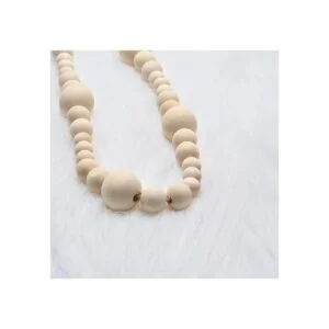 2 guirnaldas de cuentas de madera de Navidad de 86_3