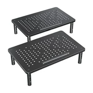ELIVED Paquete de 2 soportes elevadores para monitor 3_1
