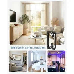 ANONION Paquete de 22 placas de pared de yeso multiusos de_5