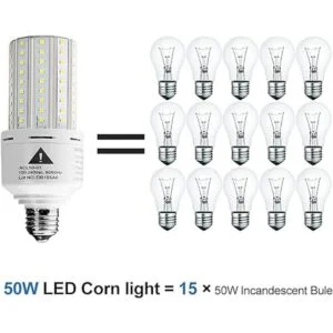 Paquete de 2 bombillas LED equivalentes a 400 W 6250_4