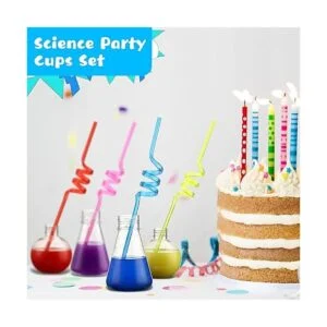 Juego de 16 tazas temáticas de fiesta de ciencia con_6