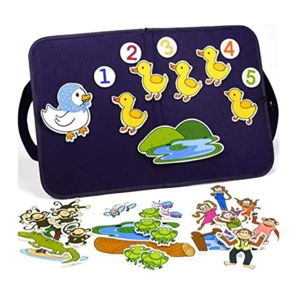 CHEFAN Tablero de fieltro para niños pequeños historias_1