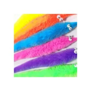 SHENGSEN Paquete de 120 juguetes de gusanos peludos para_6