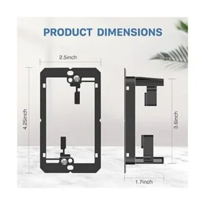 ANONION Paquete de 22 placas de pared de yeso multiusos de_2