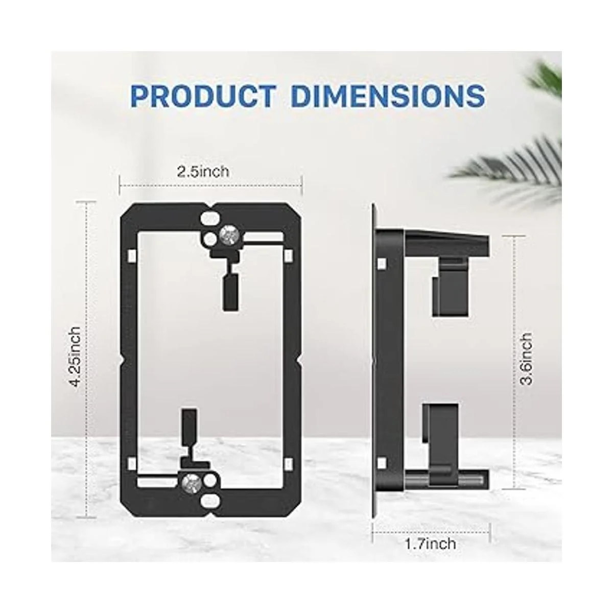 ANONION Paquete de 22 placas de pared de yeso multiusos de_2