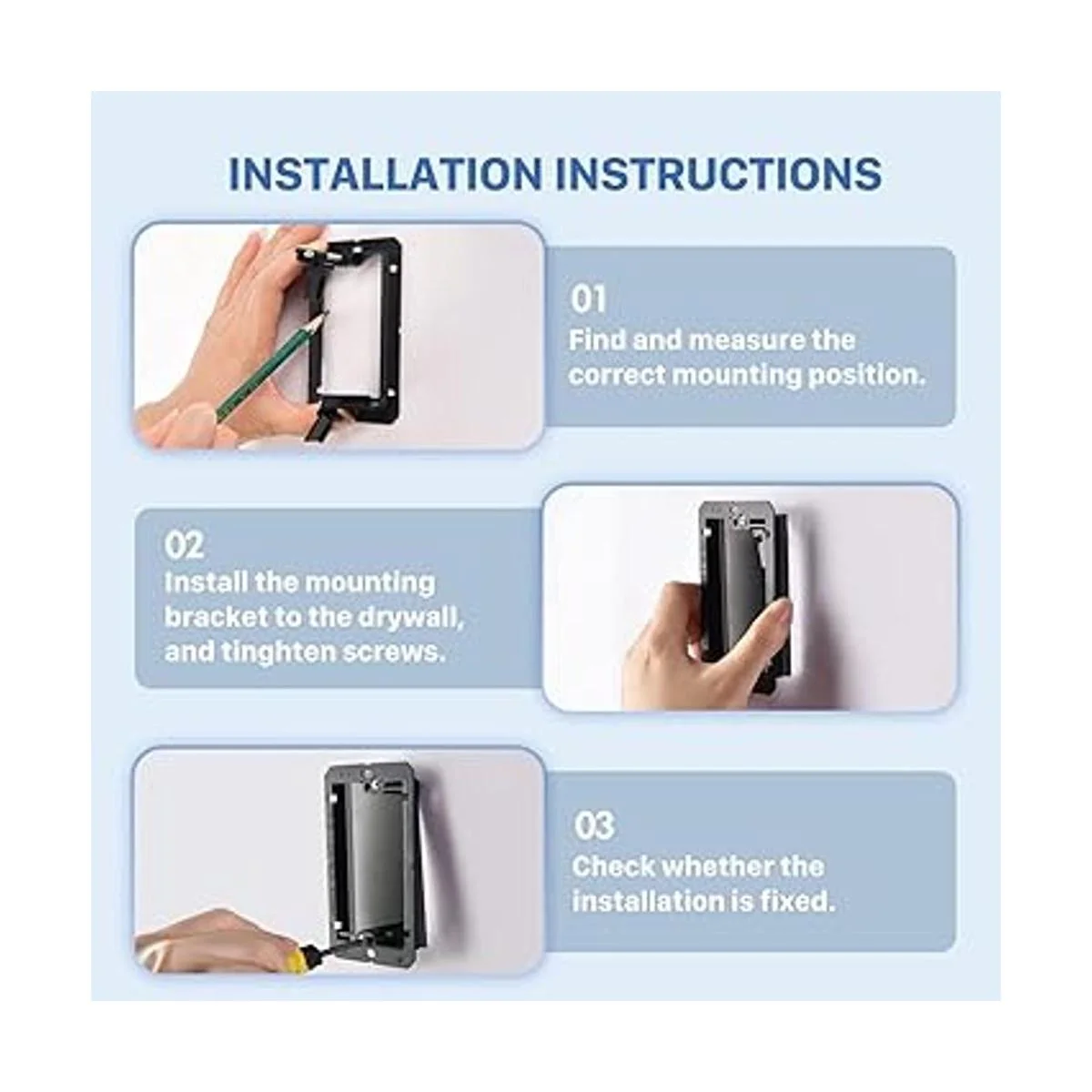 ANONION Paquete de 22 placas de pared de yeso multiusos de_3