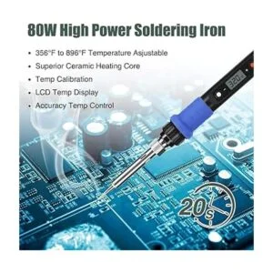 Kit de soldador 80W 110V LCD Kit de soldadura digital de_4