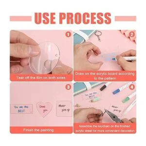 Sdfsdf 200 llaveros acrílicos en blanco con forma de_2