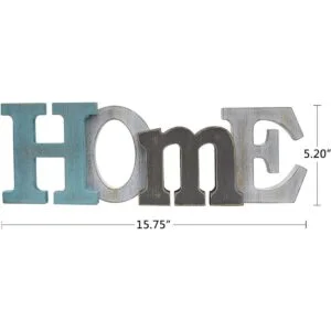 Eview Letras de madera decorativa de madera con texto en_6