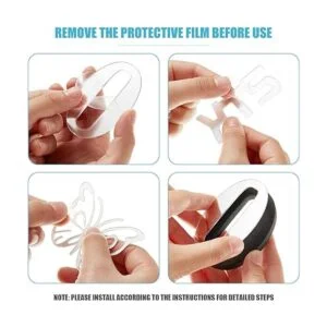 Reloj de pared grande 3D sin marco decoración moderna_3