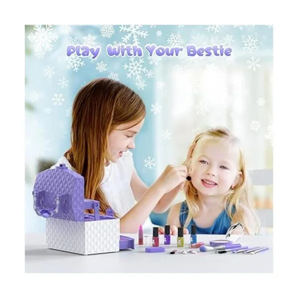 PERRYHOME Kit de maquillaje para niños y niñas 35 piezas_5