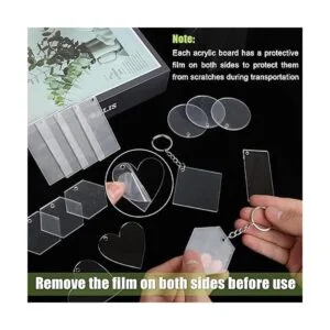 Sdfsdf 200 llaveros acrílicos en blanco con forma de_7