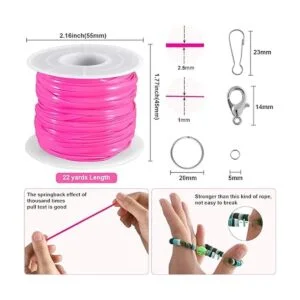 KAMJUNTAR Cuerda de cordón 15 rollos de cuerda de_5
