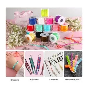 KAMJUNTAR Cuerda de cordón 15 rollos de cuerda de_3