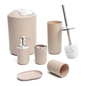Moss Stone Juego de 6 accesorios de baño juegos de_1