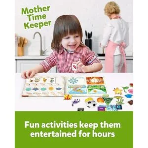 Coogam Libro magnético para preescolar 9 calcomanías_4