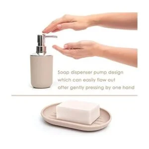 Moss Stone Juego de 6 accesorios de baño juegos de_3