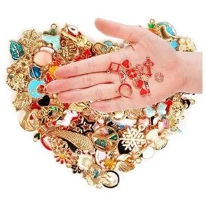 460 dijes para hacer joyas varios al por mayor chapados_5