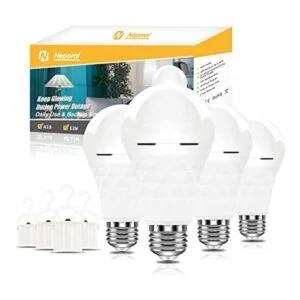 Bombillas recargables A19 de emergencia para cortes de_1