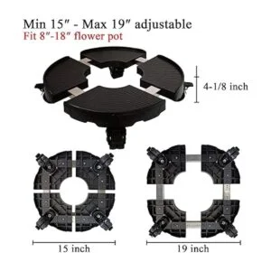 C CASIMR Soporte resistente para plantas con ruedas_3