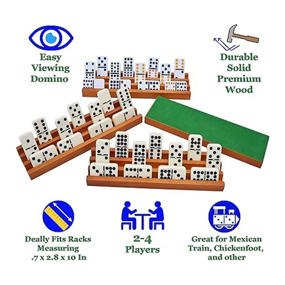 Bastidores de dominó para juegos de mesa clásicos juego_5