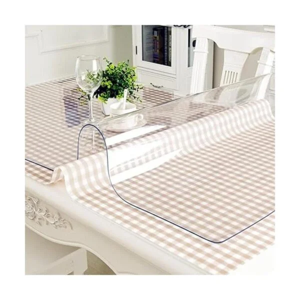 Protector de mesa de PVC transparente de 16 x 48 pulgadas_6