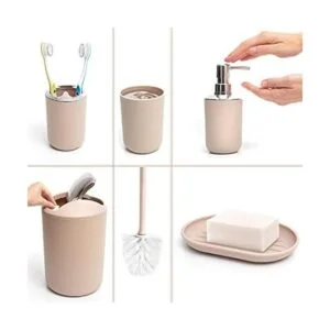 Moss Stone Juego de 6 accesorios de baño juegos de_4