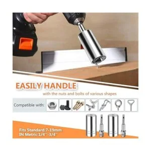 Athlife Juego de herramientas de llave de vaso universal_7