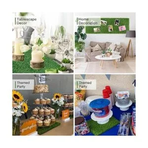 XLX TURF Cuadrados de césped artificial para decoración_4