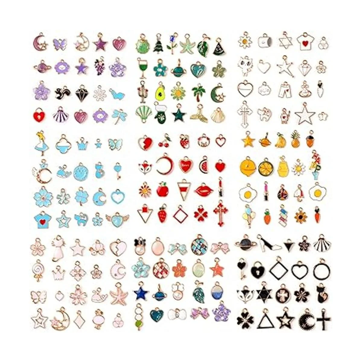 460 dijes para hacer joyas varios al por mayor chapados_3