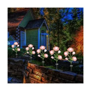 Juego de luces solares para jardín 2 unidades con 10_2