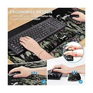 iCasso Juego de alfombrilla de mouse y teclado_5