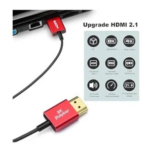 Cable corto HDMI 2.1 de 8 K de 3 pies 3.3 ft ultra alta_6