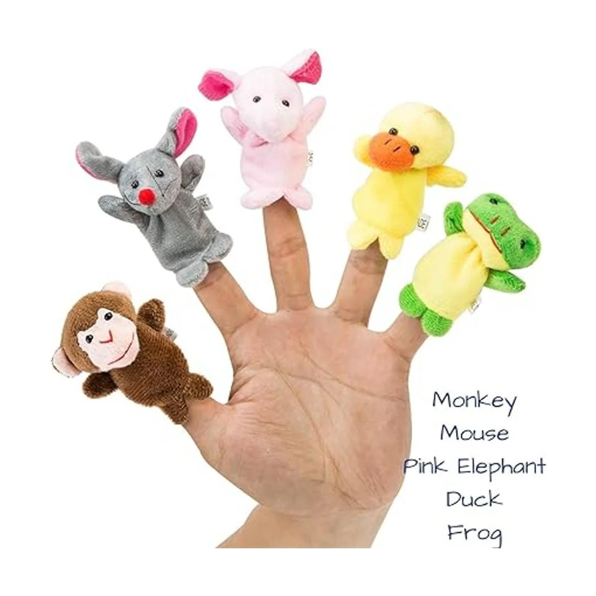 Juego de juguetes de peluche de 20 marionetas de dedo y_6