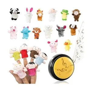 Juego de juguetes de peluche de 20 marionetas de dedo y_3