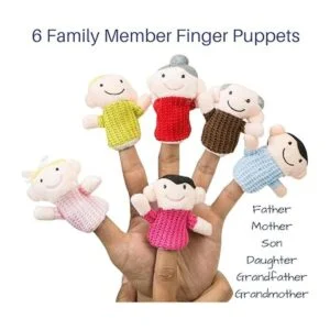 Juego de juguetes de peluche de 20 marionetas de dedo y_5