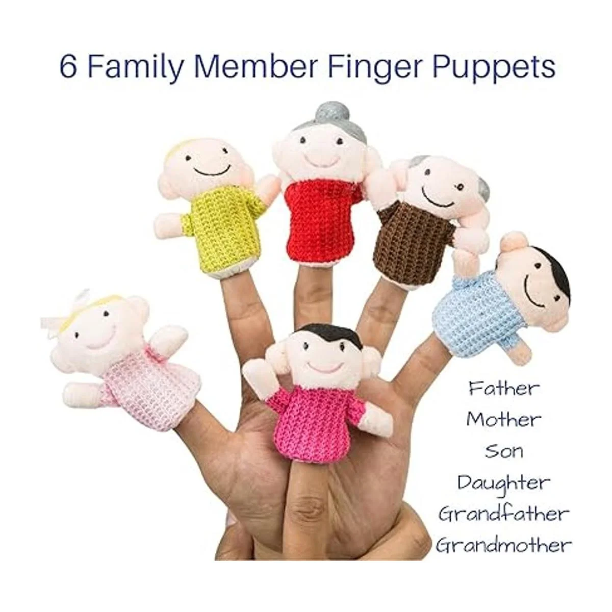 Juego de juguetes de peluche de 20 marionetas de dedo y_5