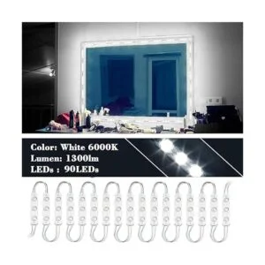 Kintion Luz LED de espejo de tocador estilo Hollywood 90_5