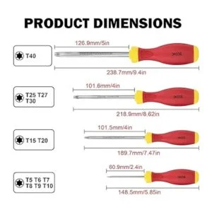 Juego de destornilladores Torx XOOL 12 en 1 con_3