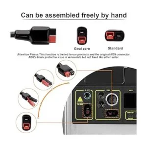 iGreely Cable de extensión 10AWG adaptador de cargador de_5