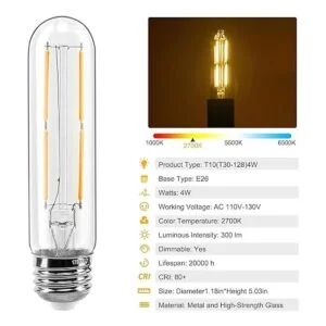 TopLeder Bombillas LED E26 paquete de 6 bombillas LED_2