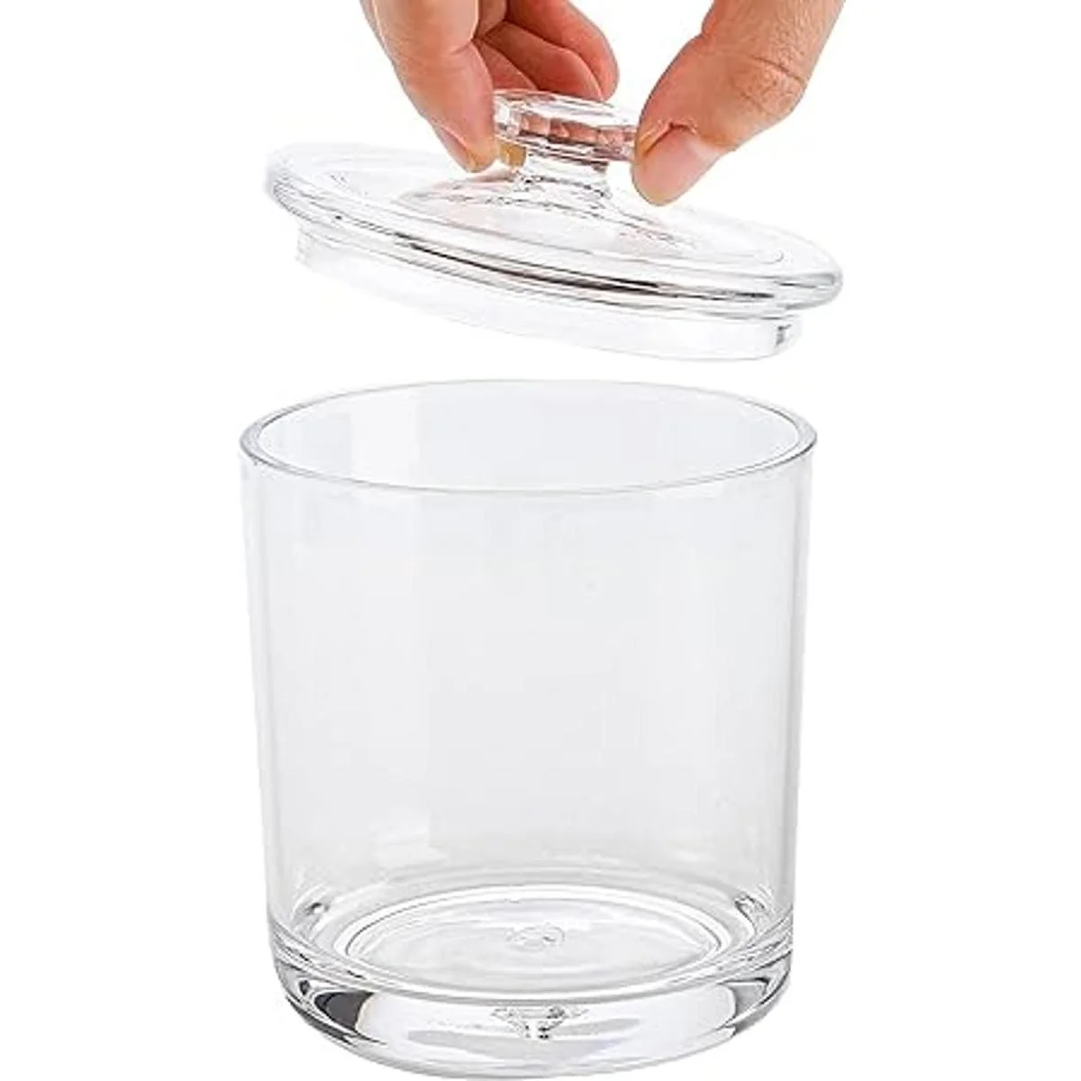 ZOOFOX Juego de 4 tarros de boticario acrílico 60 onzas_3