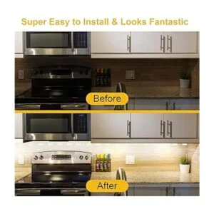 Kit de iluminación LED flexible para debajo del gabinete_5