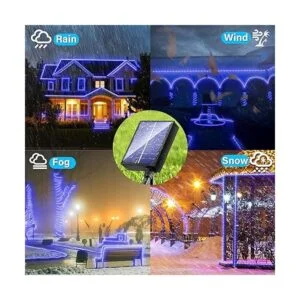 Luces solares de cuerda para exteriores impermeables_4