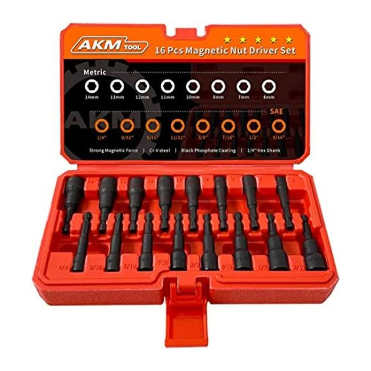 AKM TOOL Juego de tuercas magnéticas juego de_1