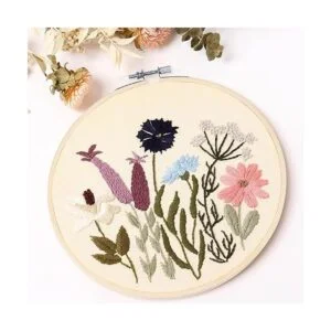 REEWISLY Kit de bordado para principiantes 4 juegos kits_5